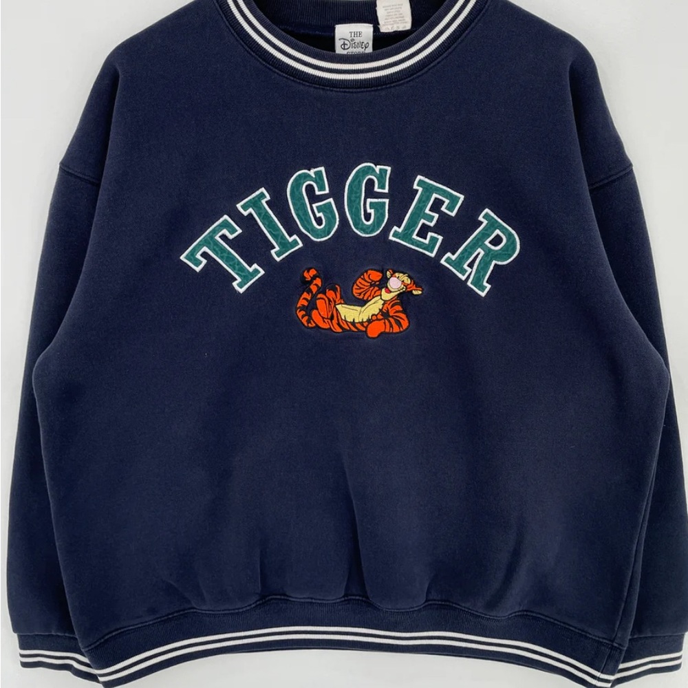 00’ DISNEY TIGGER SIZE L SWEAT-SHIRT / E617 / MINT